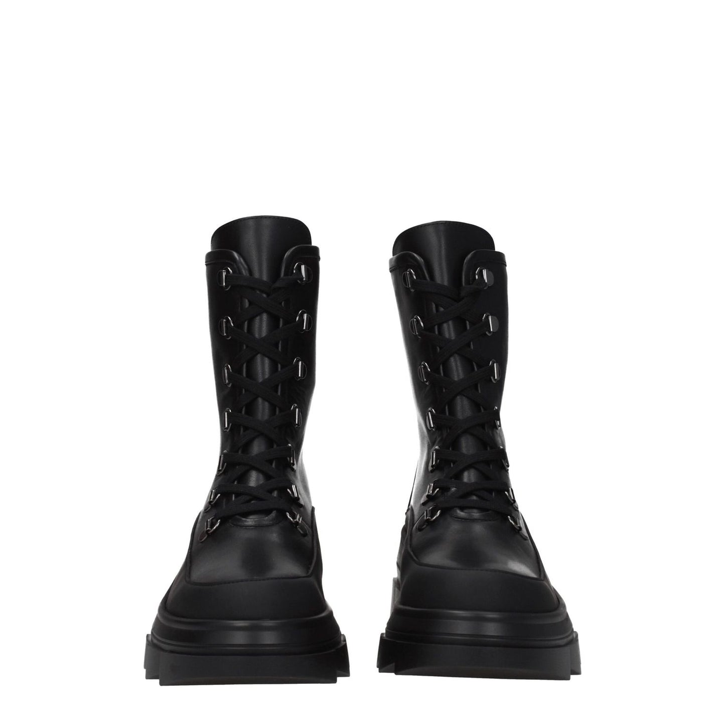 Stuart Weitzman Black Leather Ankle Boots