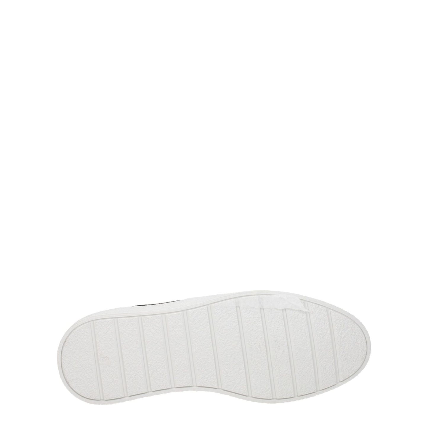 Ami Paris Black Fabric Low Top Sneakers showing rubber sole and white detailing