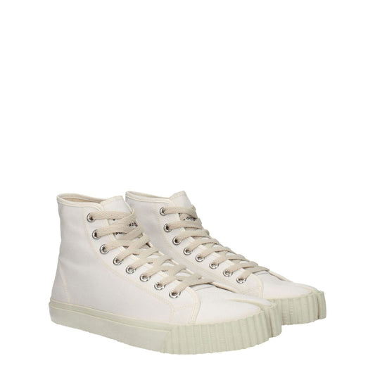 Maison Margiela White Fabric High Tops MA-8547392160009-EU41/US8