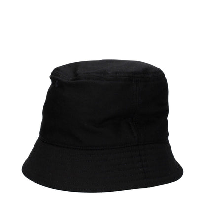 Valentino Garavani Black Cotton Bucket Hat