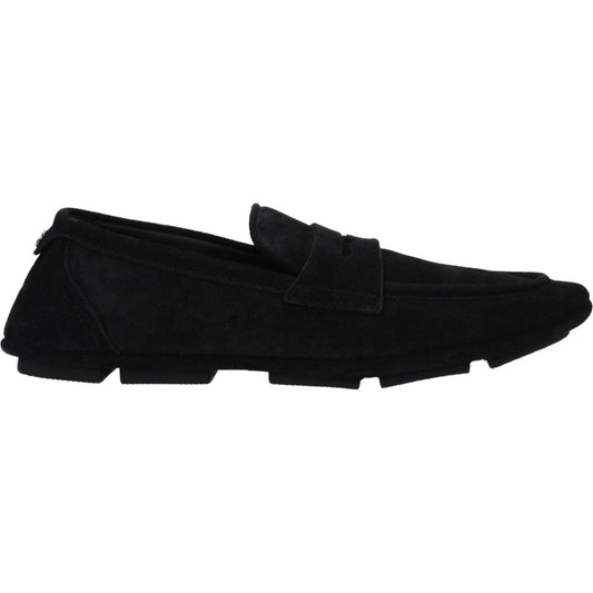Dolce & Gabbana Black Leather Loafer