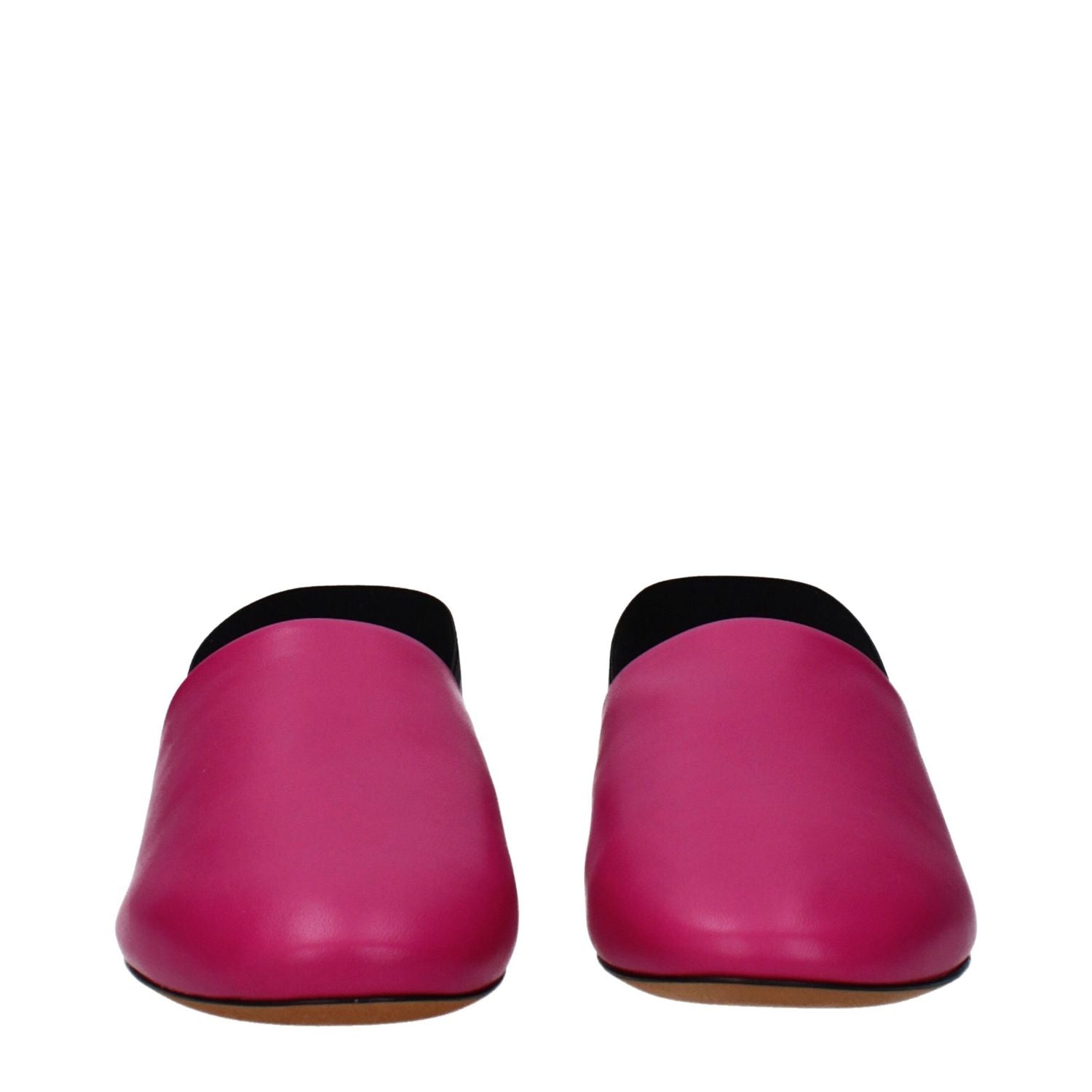 Givenchy Pink Leather Flat Sandals