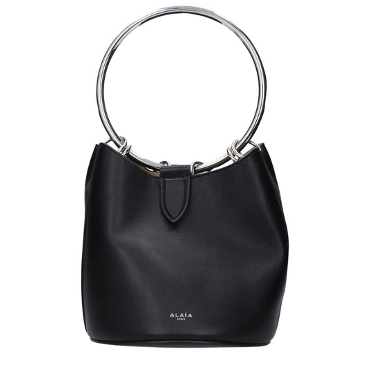 Alaïa Black Leather Handbags AL9482801479945BT