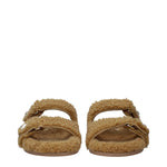Jimmy Choo Brown Fabric Slippers Sandals JI-10018020819209-EU39/US9