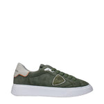 Philippe Model Green Leather Low Tops PH-15084810141961-EU42/US9