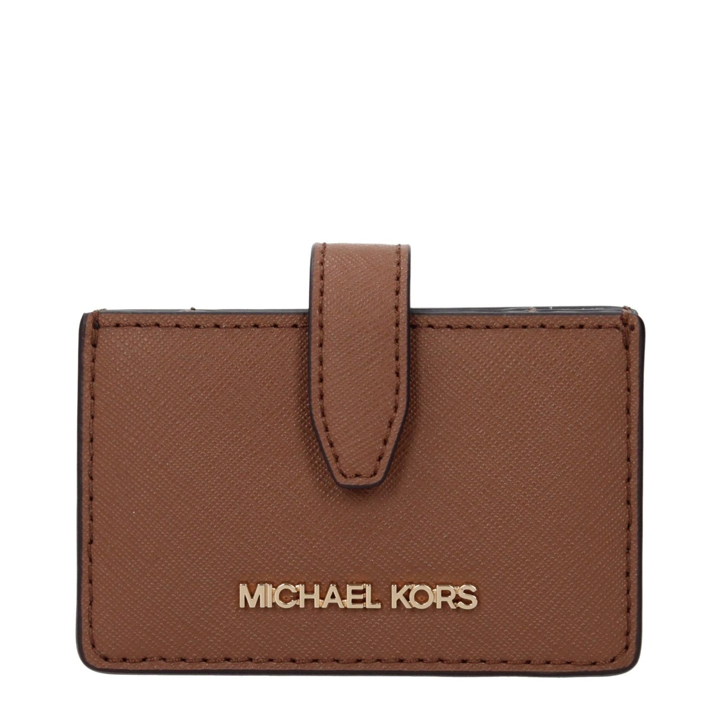 Michael Kors Brown Leather Cardholders MI15138578628873BT