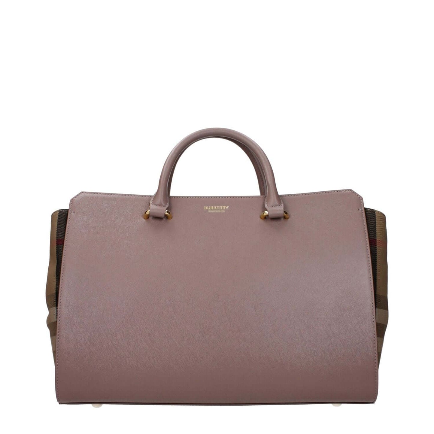 Burberry Gray Leather Handbag with front logo and adjustable shoulder strap, MPN 80844MEDIA78, code F83130, stylish and versatile.