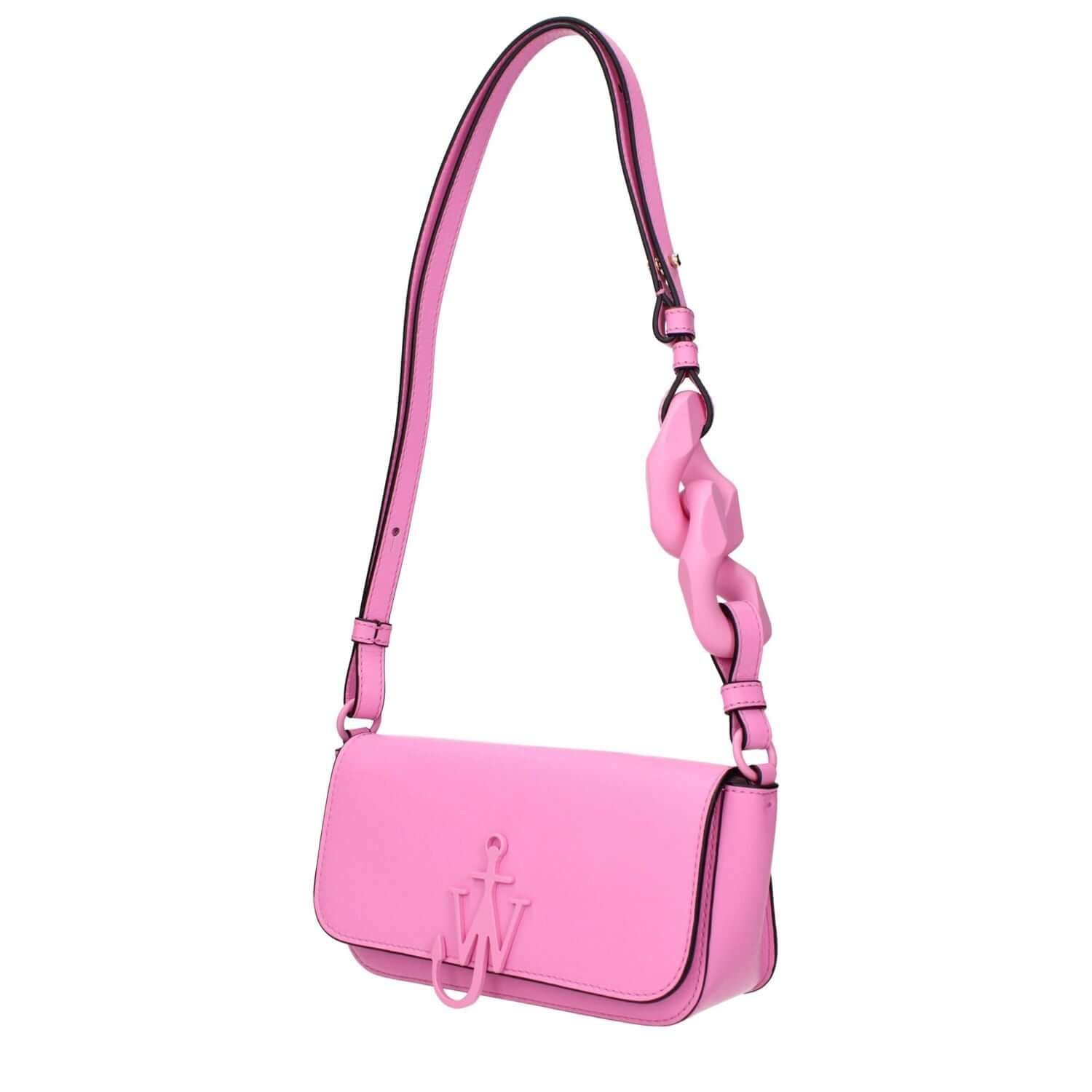 Jw Anderson Pink Leather Shoulder Bag
