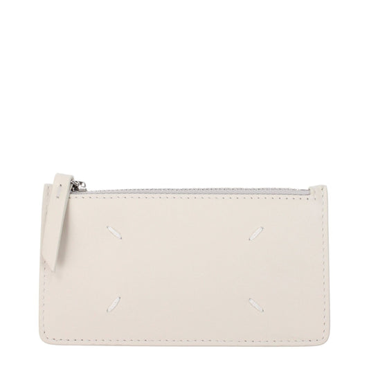 Maison Margiela Beige Leather Wallet