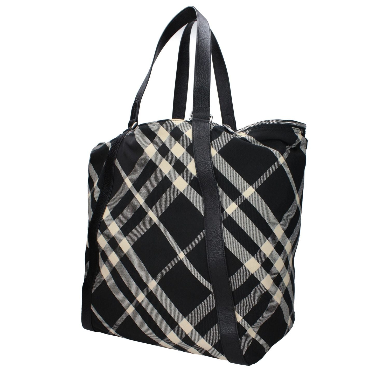 Burberry Black Fabric Shoulder Bag