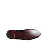 Dolce & Gabbana Black Velvet Gold Crown Mens Loafers Shoes