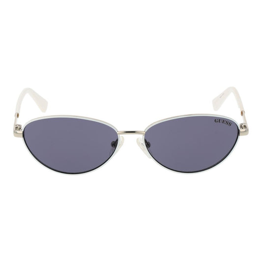 Guess White Unisex Sunglasses