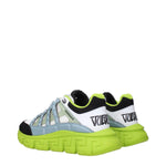 Versace White Fabric Athletic Sneakers VE-15222348677385-EU41/US8