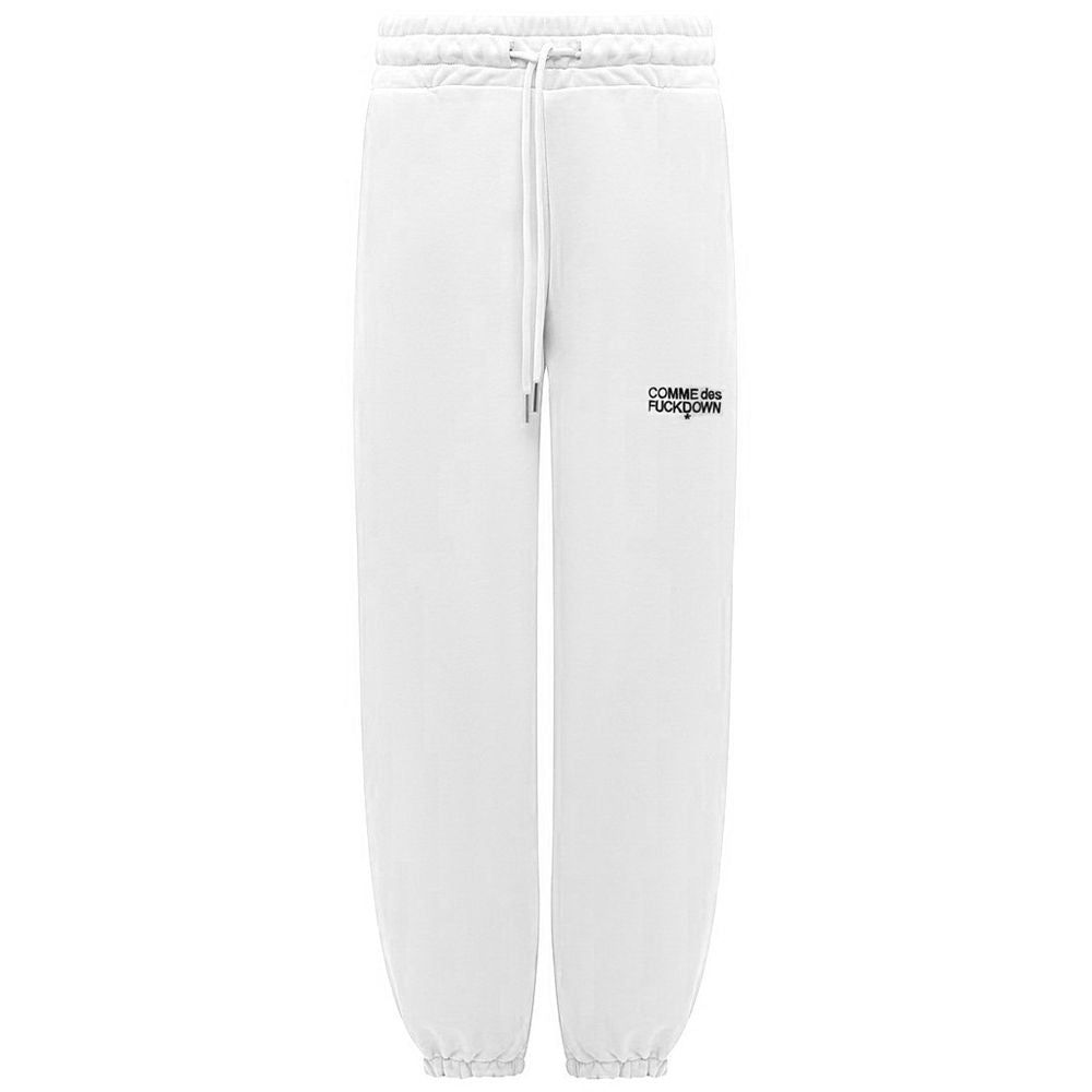 Comme Des Fuckdown White Cotton Pant