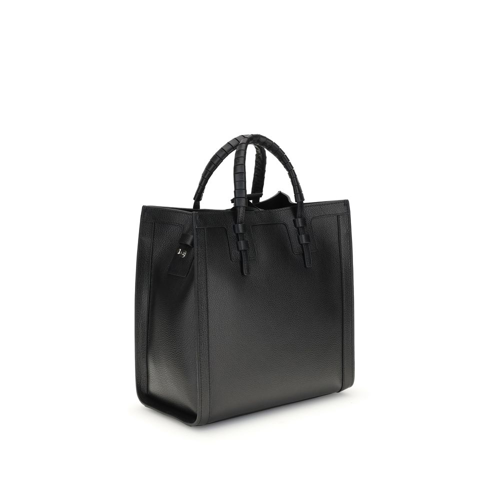 Casadei Black Calf Leather Bos Taurus Shoulder Bag with embossed logo and adjustable strap, elegant design, made in Italy.