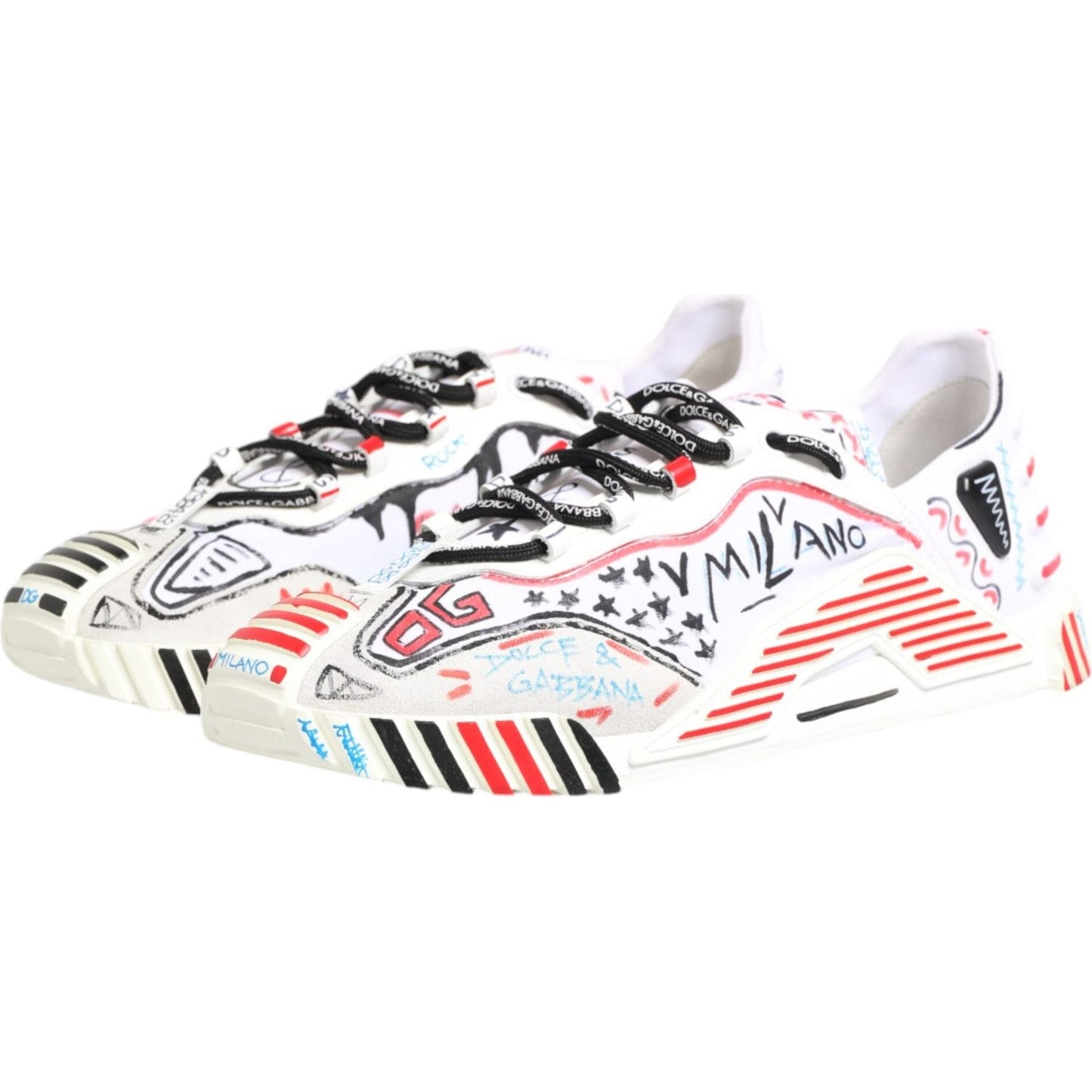 Dolce & Gabbana Multicolor Low Top NS1 Men Sneakers Shoes