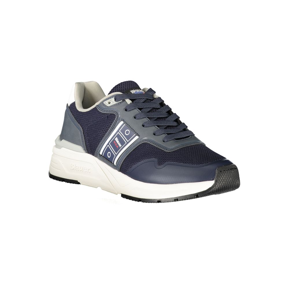 Blauer Blu Polyester Men Sneaker