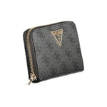 Guess Jeans Black Polyethylene Women Wallet