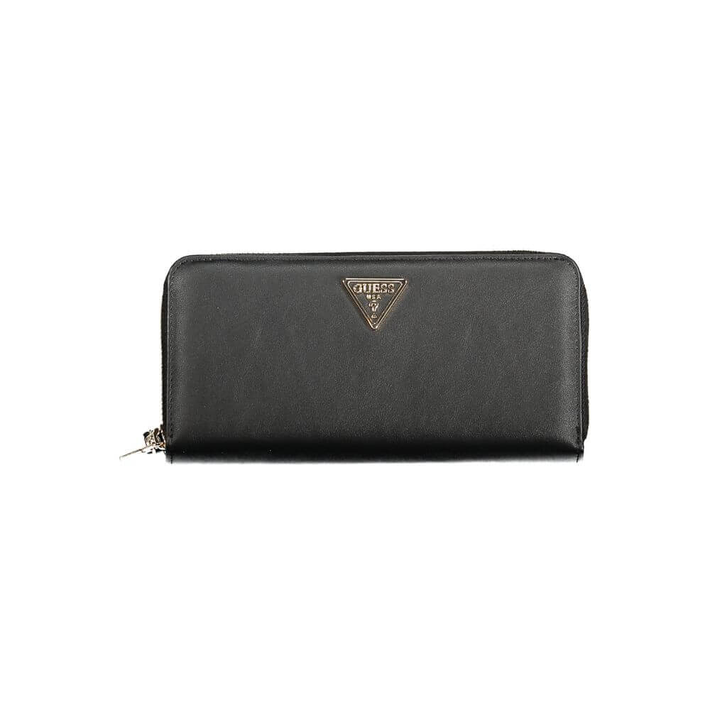 Guess Jeans Black Polyethylene Women Wallet