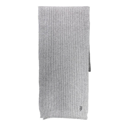 U.S. POLO ASSN. Gray Wool Scarf