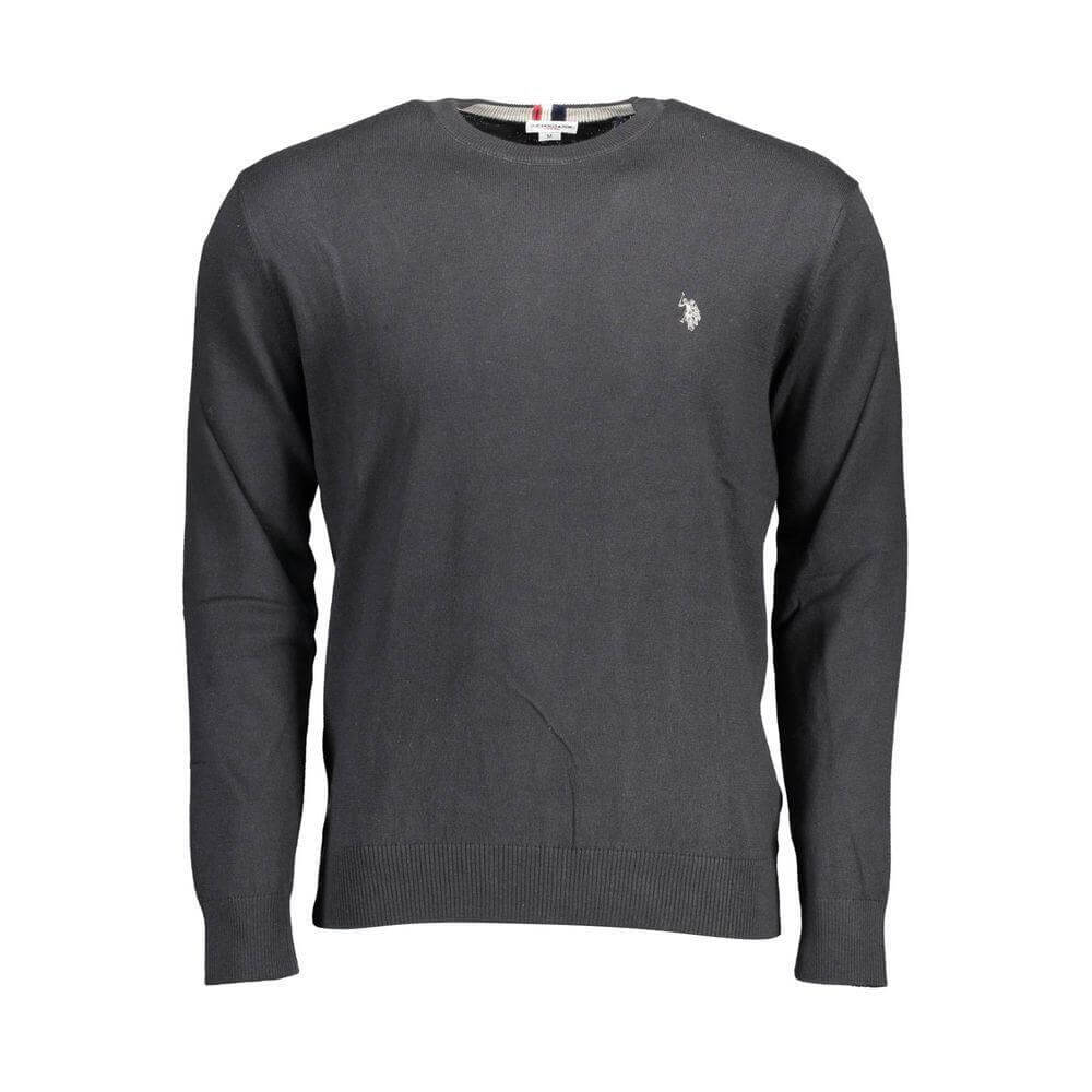 U.S. POLO ASSN. Black Cotton Sweater