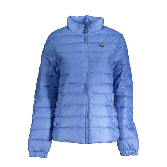 North Sails Blue Polyester Jackets & Coat NO-20227-XS