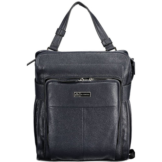 La Martina Blue Polyethylene Backpack LA-20553