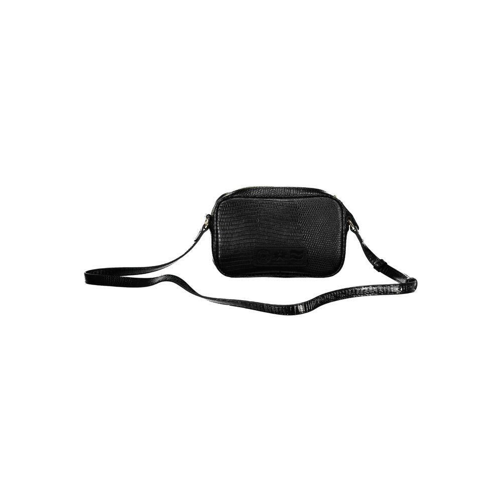 La Martina Black Polyethylene Handbag