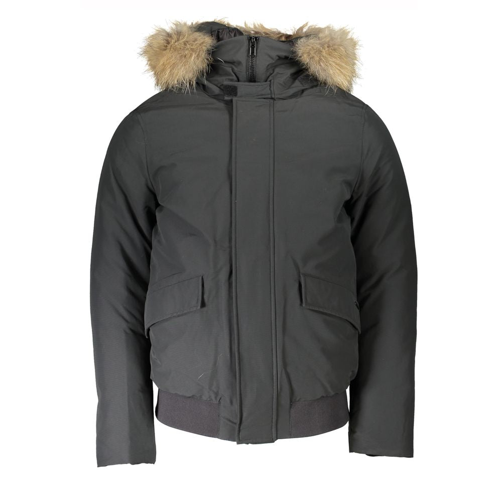 Woolrich Gray Cotton Jackets & Coat