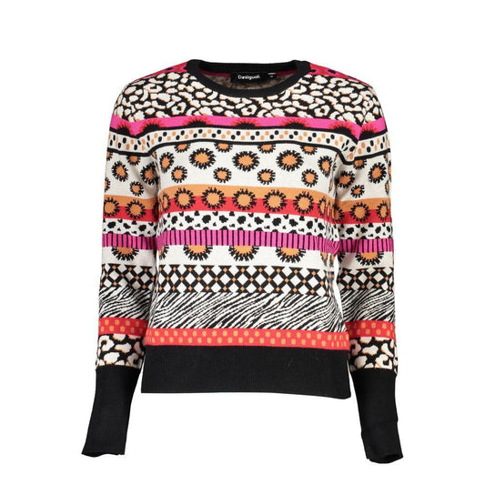 Desigual Pink Polyester Sweater DE-24887-L