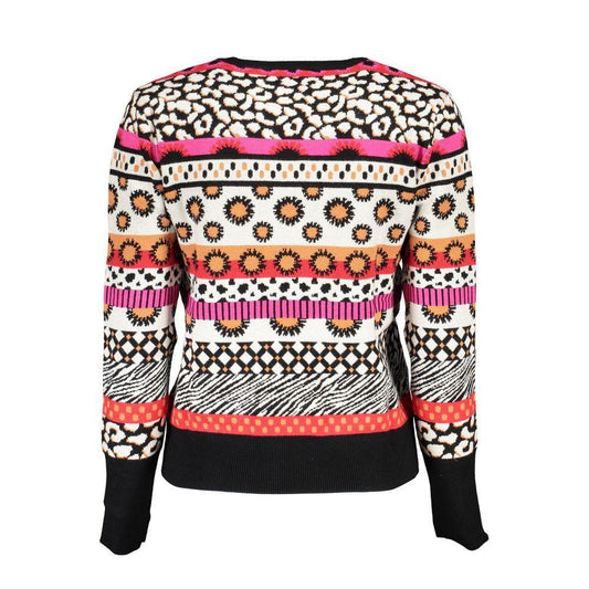 Desigual Pink Polyester Sweater DE-24887-L