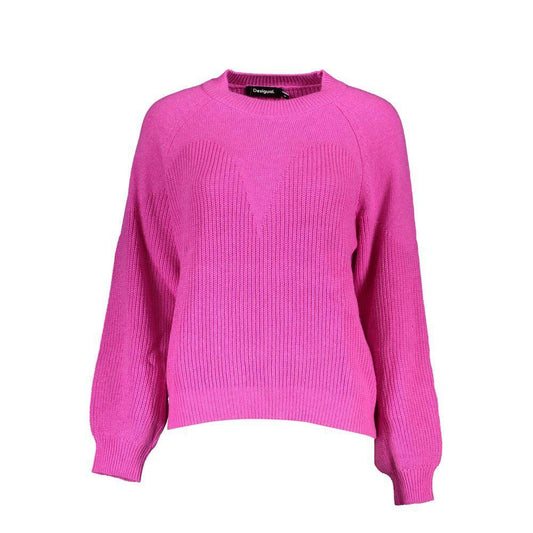 Desigual Pink Fabric Sweater DE-24901-L
