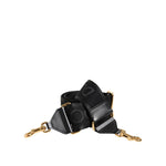 Dolce & Gabbana Black Solid Viscose Bag Shoulder Strap