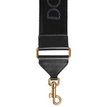 Dolce & Gabbana Black Solid Viscose Bag Shoulder Strap