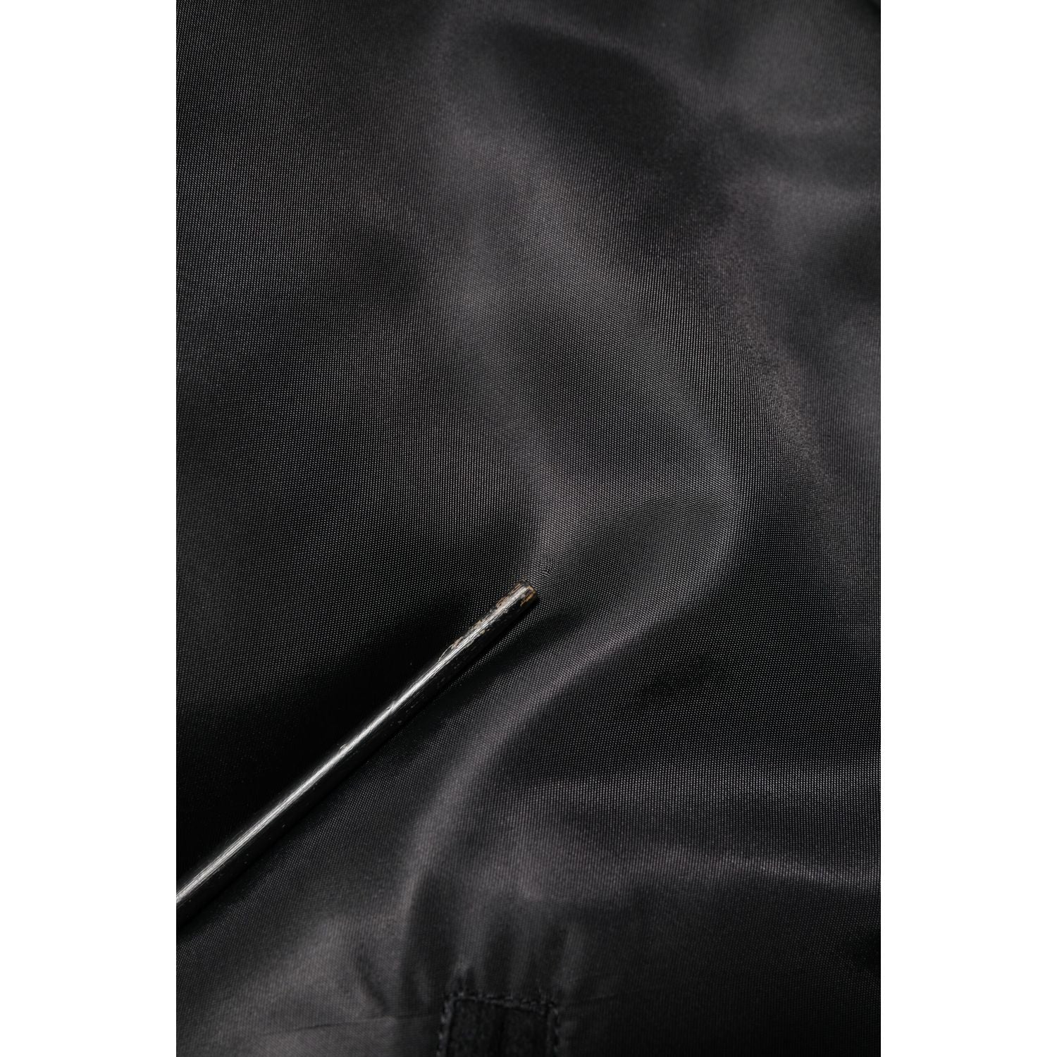 Dolce & Gabbana Black Polyester Logo Plaque Bomber Jacket