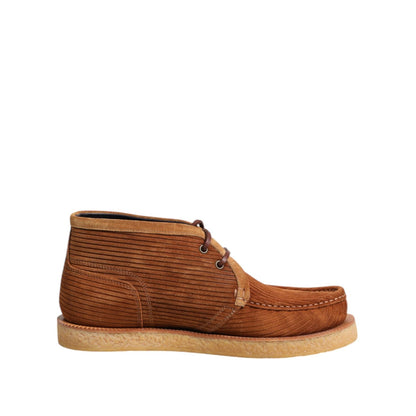 Dolce & Gabbana Brown Suede Nubuck Leather Desert Ankle Boots Shoes