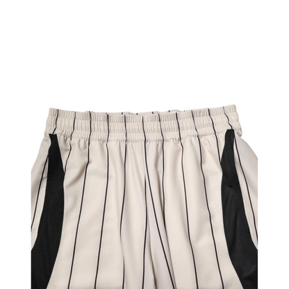 Dolce & Gabbana Off White Polyester DG Logo Sweatshorts Shorts