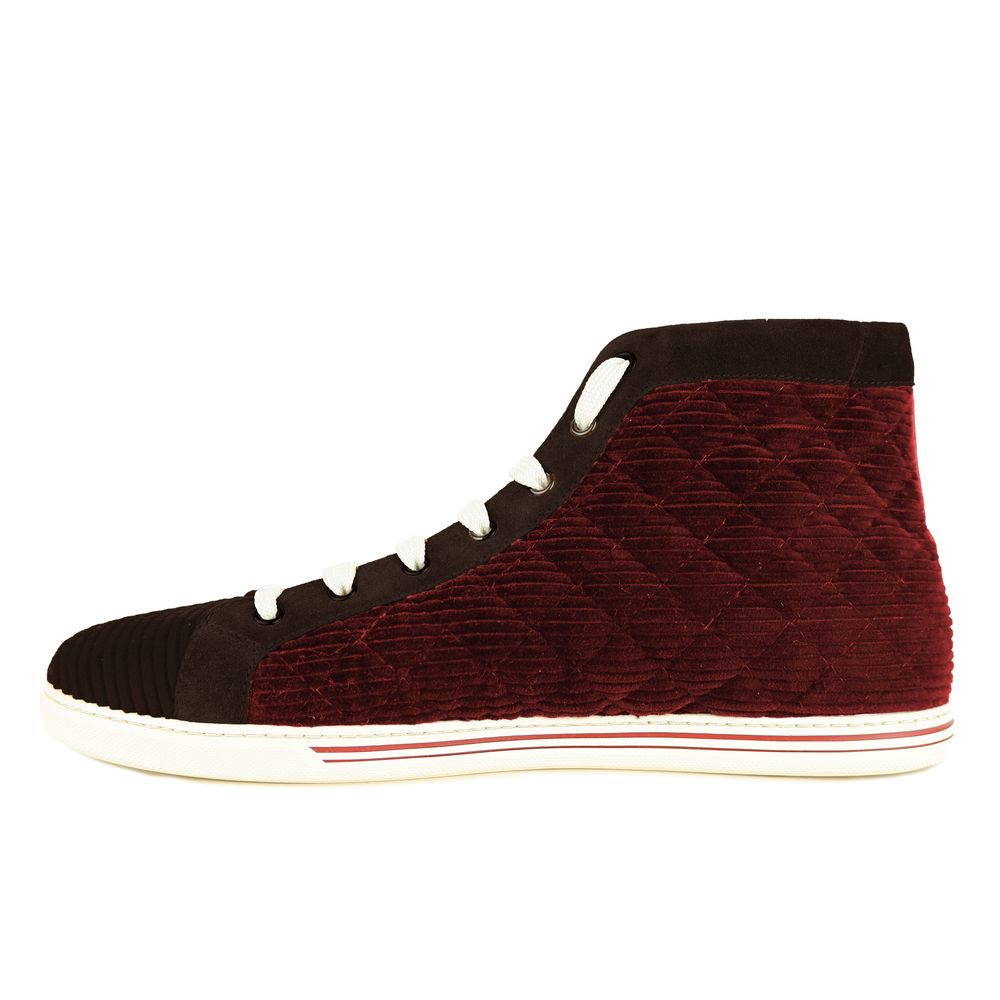 Dolce & Gabbana Red Calfskin Sneaker