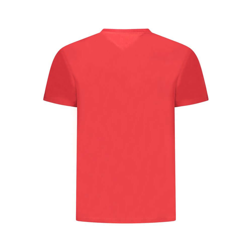 Tommy Hilfiger Red Cotton Men T-Shirt