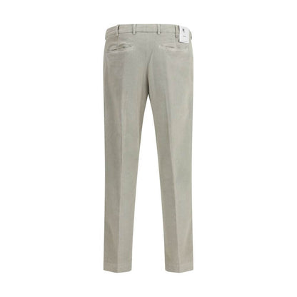 PT Torino Gray Cotton Casual Pants