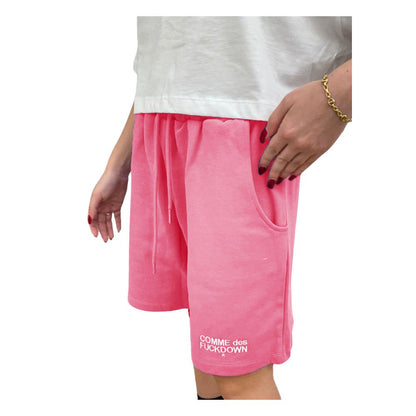 Comme Des Fuckdown Fuchsia Cotton Short