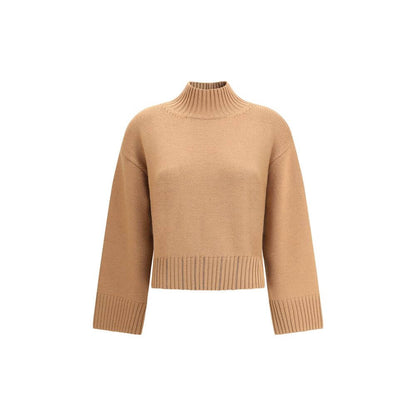 Fabiana Filippi Beige Fleece Wool Sweatshirt