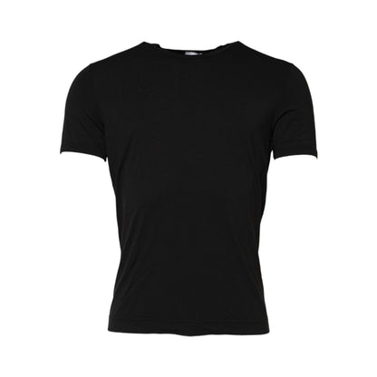 Dolce & Gabbana Black Modal Men Crew Neck Underwear T-shirt