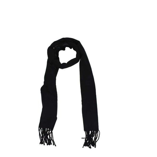 Off-White Black Cashmere Scarf with fringes, 100% cashmere, style casual, dimensions 30×200 cm, MPN OMMA035KNI0011011.