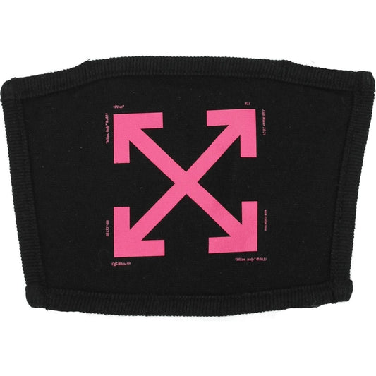 Off-White Black Cotton Facemasks OF8547147022601BT