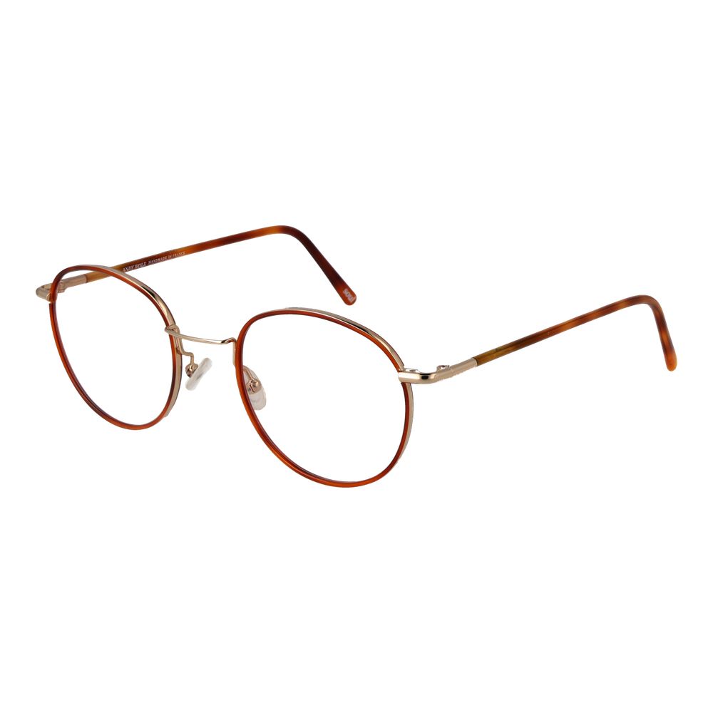 Andy Wolf Orange Metal Glasses (Frames)