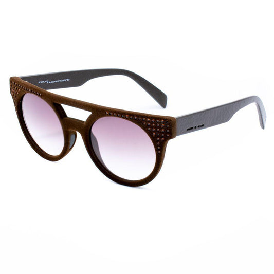 Italia Independent Brown Acetate Sunglasses