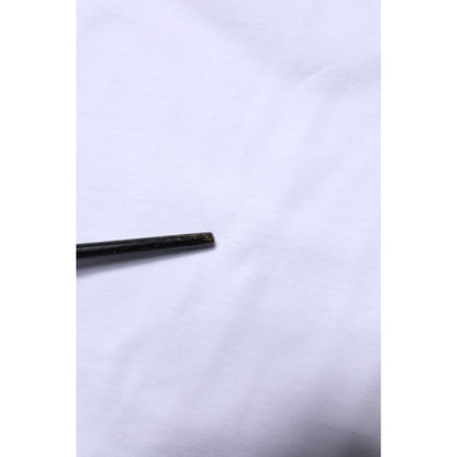 Dolce & Gabbana White Cotton Goodluck 2023 Crew NeckT-shirt