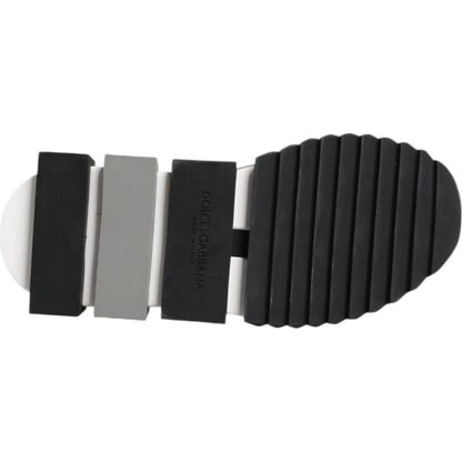 Dolce & Gabbana White Black Sorrento Socks Sneakers Shoes