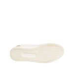 Dolce & Gabbana White Pink Leather Low Top Sneakers Shoes LA12795-35